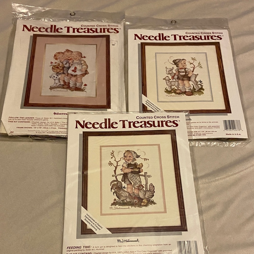 Counted Cross Stitch Kit - Brown Frame